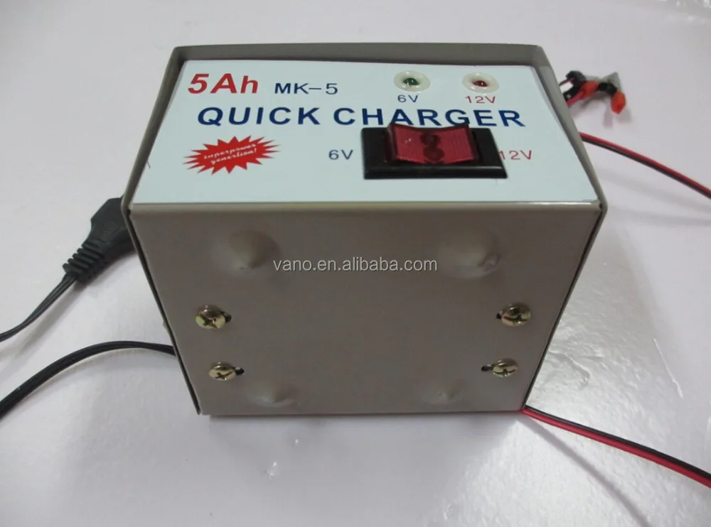 High performance 6v 12v motorcycle charger quick battery charger