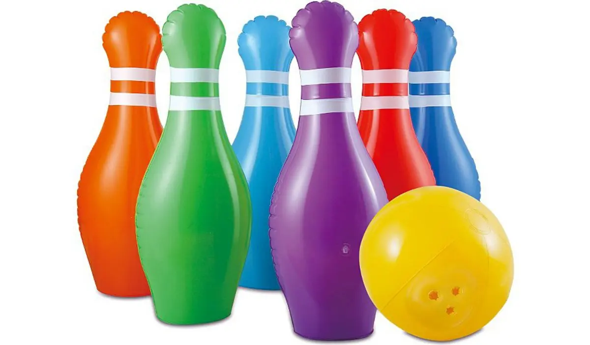 jumbo inflatable bowling set