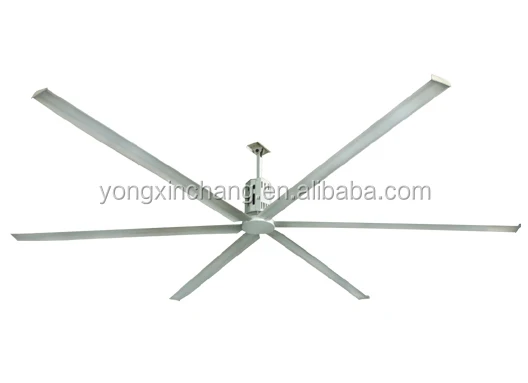 Three Phase 287 Inch Big Power Industrial Ceiling Fan For Big