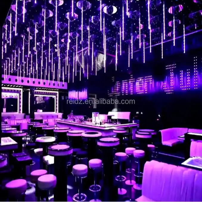 night club decor dmx 3d tube light video night