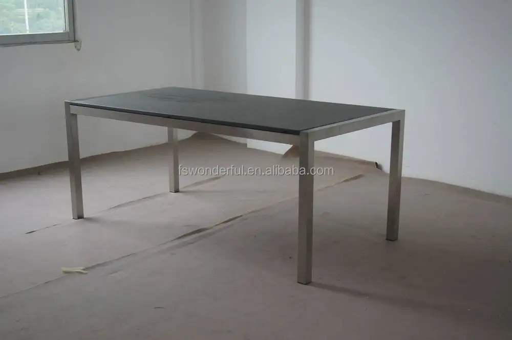 Wf2170 Outdoor Garden Furniture Dining Table Set With Sling Chairs