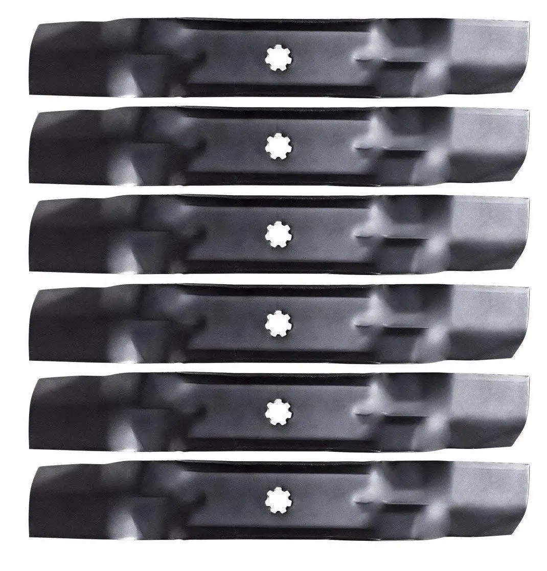 Get Quotations · 6PK Lawn Mower Blades for 48" John Deere D140 D150 D160 LA130 LA140 LA145 LA155