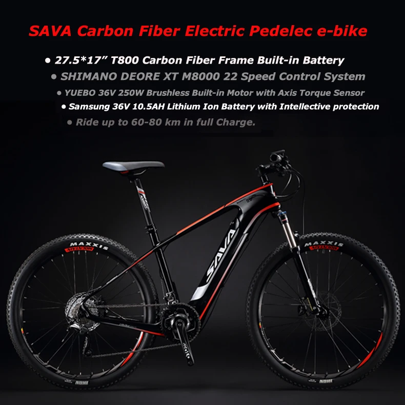 carbon electric mountain bike