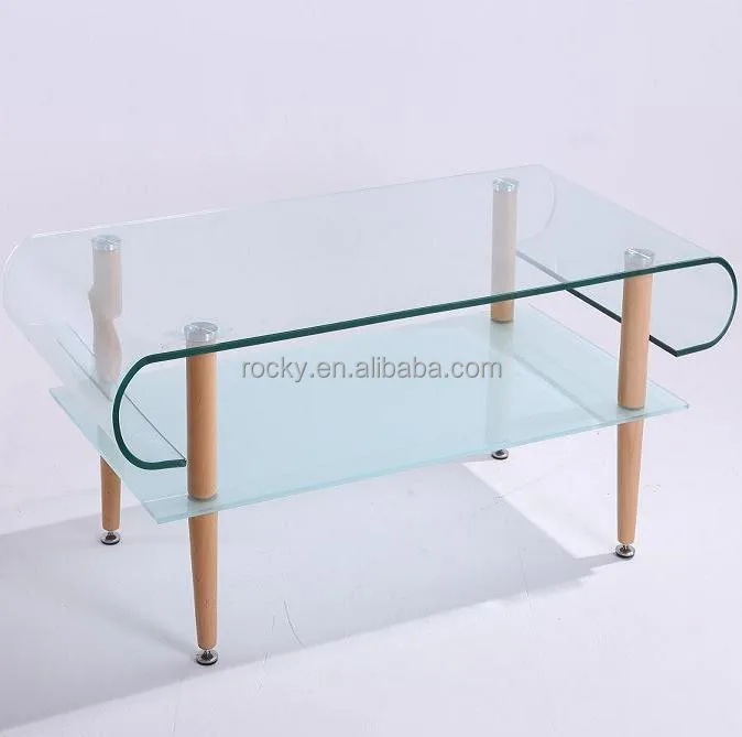 Curved Bent Modern Type Tempered Gl Coffee Table Curved Bent Modern Type Tempered Gl