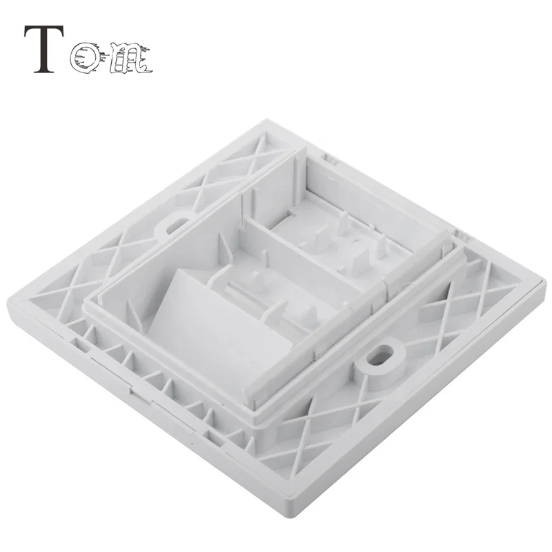 MB-15-02 Network RJ45 single/double ports Faceplate(1).jpg