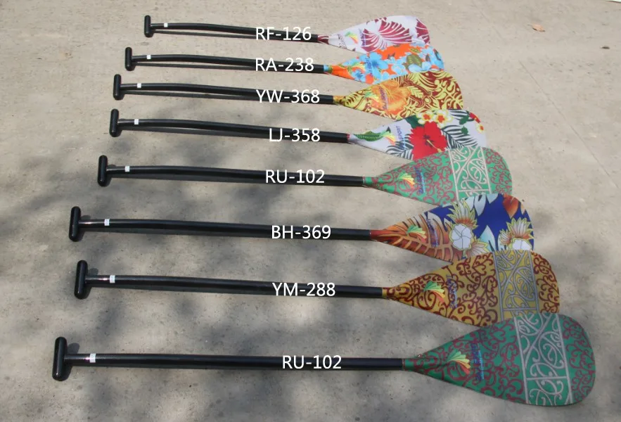 2017 Lightweight Carbon Fiber Outrigger Canoe Paddle With Oval Bent