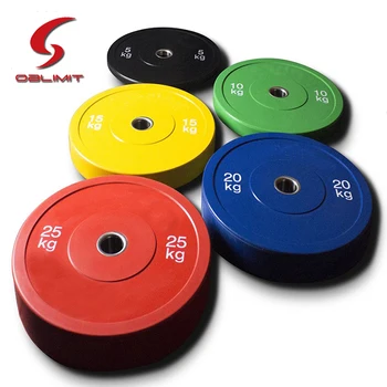 Colored Barbell Rubber Bumper Weight Plates - Buy Rubber Bumper Weight ...