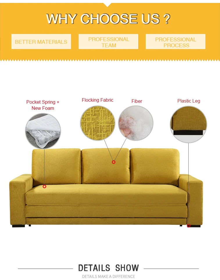 Excellent Design Upholstery Pull Out Sofa Bed,Modern Sleeper Sofa Buy