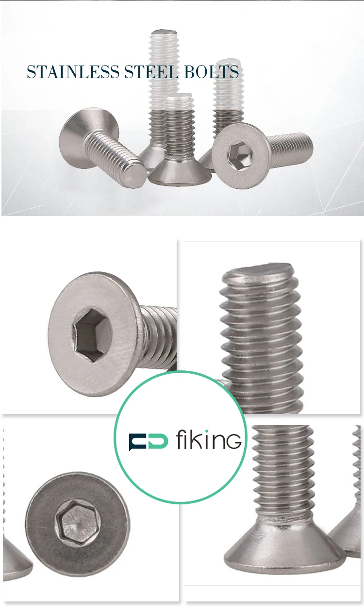 Astm A325 Stainless Steel Hexagon Hex Countersunk Six Angle Bolt Buy Stainless Steel Bolt