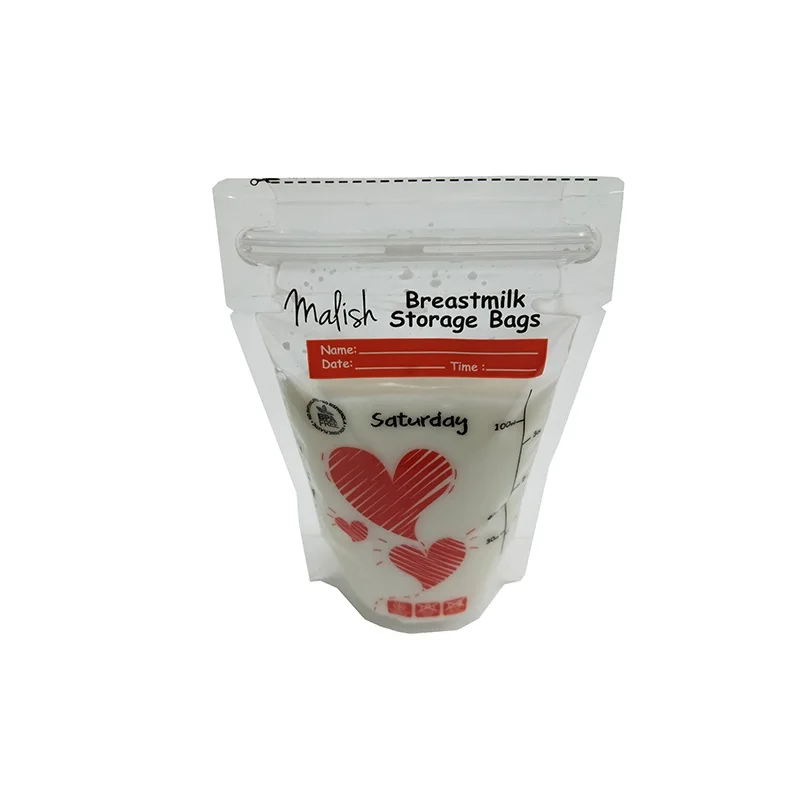 Breastmilk bag red4