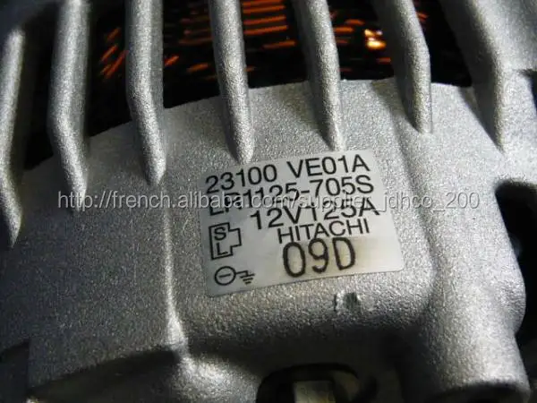 Alternator For Nissan 3 2 Td Diesel 12v 125a 23100 ve01a Lr1125 705s 