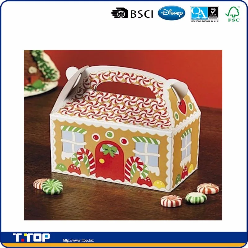 Fun Express Gingerbread House Cardboard Christmas Treat Boxes Buy