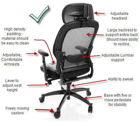 Ergonomic Operator Working Chair Office With Multiple Ergonomic Operator Working Chair
