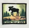 Custom Fashion Merrow Embroidery Stitch Border Sublimation Transfer Printing Woven Patches with Adhesive Backside for Kids