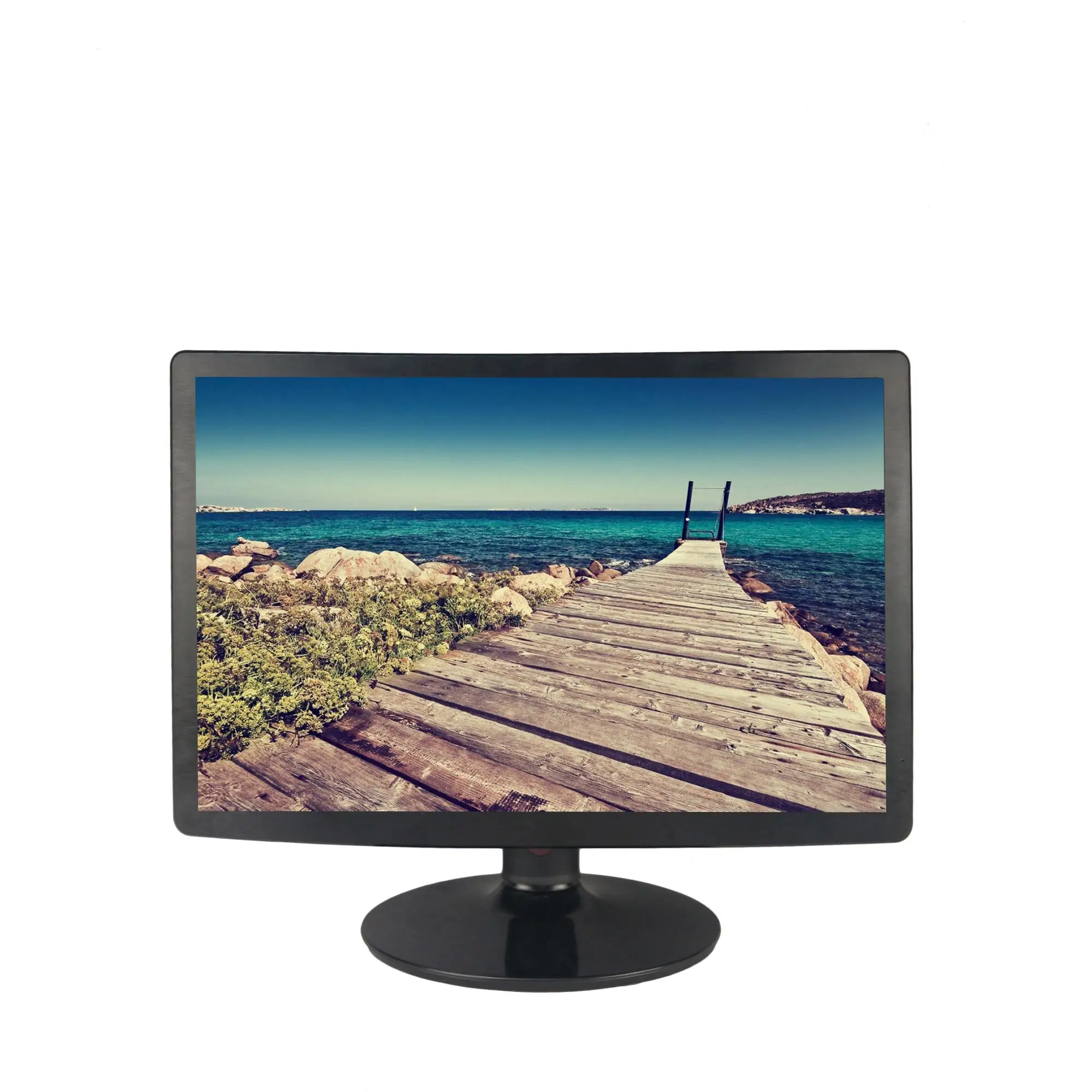 black cheap19 inch tft led pc monitor with vga,usb input