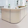 China furniture high quality beauty salon reception desk office counter design