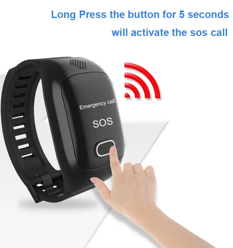 2019 Hospital Gps Sos Call Smart Wristband - Buy Fall Down Alert Smart ...