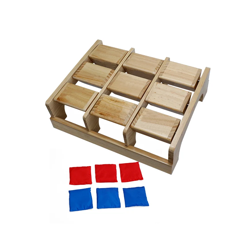 Wooden Toss Across Game Tic Tac Toe Toss Game With 6 Sand Bags Buy Toss Across Tic Tac Toe 