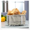Round iron metal basket bread basket household iron storage basket