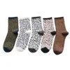2019 Popular Stylish Leopard Cotton Women Ankle Socks
