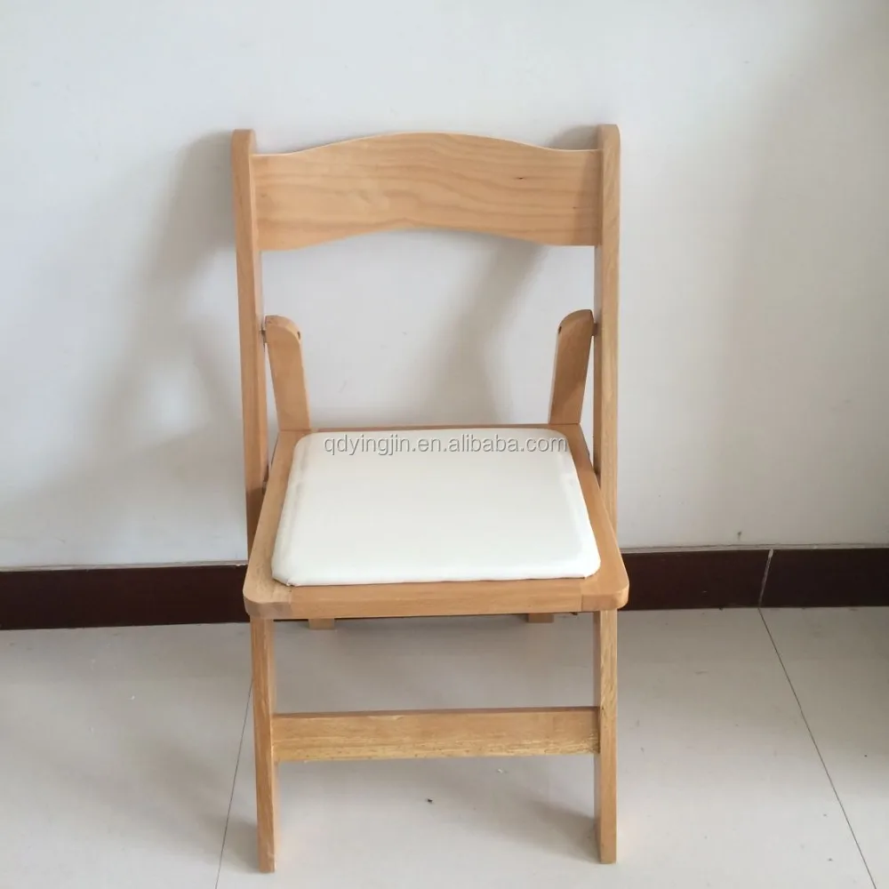 beech folding chair