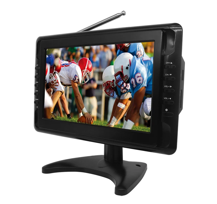 Atsc Digital Turner Rechargeable Portable Mini 9 10 Inch Flat Screen Tv,Cheap Full Seg Active