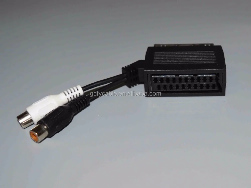 World of Data VideoPro Cable SCART de audio y video £5.25 conector macho a conector macho, 21 pines, clavijas bañadas en oro de 24k negro negro B: 1m 