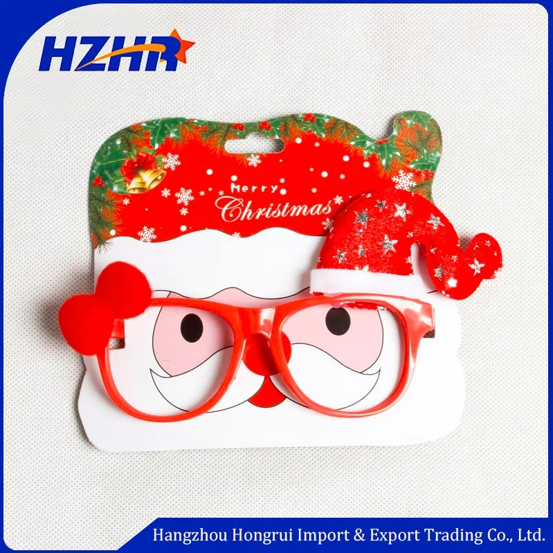 2020 Wholesale Christmas Decoration Funny Decorative Plastic Christmas Glasses For Kids - Buy