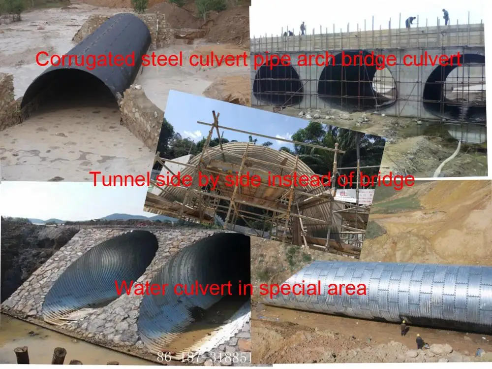 Used Concrete Culverts For Sale Road Culverts Multi-plate Corrugated ...