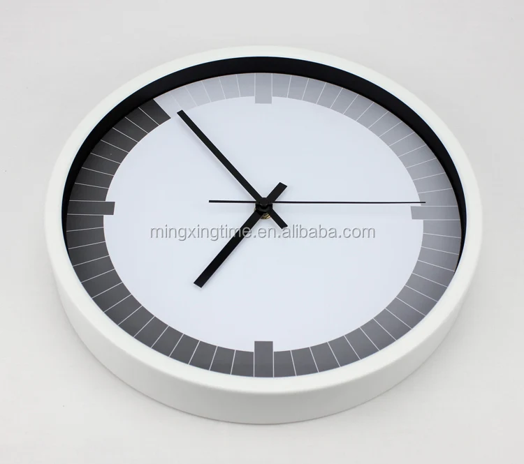 12 Inch Metal Round High Quality Wall Clcok Can Decorate Bedroom Home ...