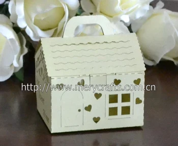 Wedding Sweet Box Cake Shape Wedding Souvenirs For Guests Wedding