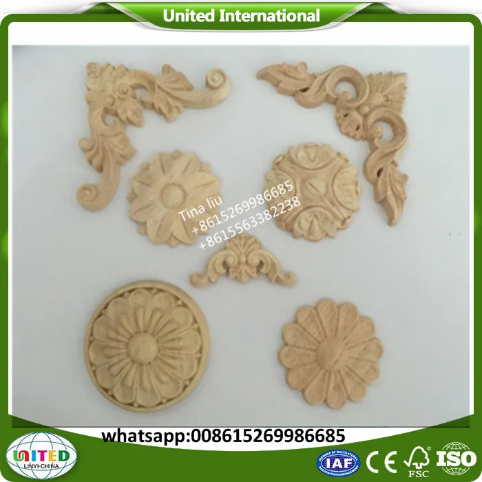 CNC wood parts carving rosettes