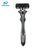 Private label Razor 6 blades plastic rubber disposable shaving razor for men