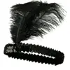 Ladies sequin feather headband flapper Headpiece headband For Dance Party Headwrap