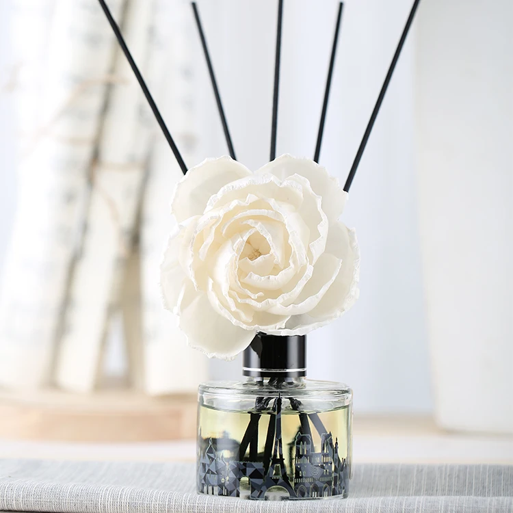 2019 Attractive Lavender Reed Diffuser Stick Flower Bottles Wholesale