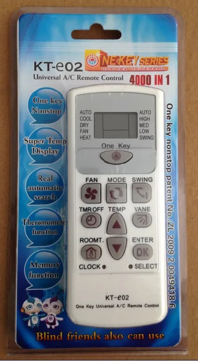 Cooler Electra Universal Air Condition Remote Control Clock Function Universal AC Remote Control Timer On/Off AC Control Remote