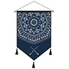 Custom Logo 100% Polyester Cheap Hippie Bohemian Psychedelic Printed Mandala Wall Tapestry