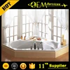 Professional OEM manufacturer wave corner bath, corner bathtubs canada, corner bathtub shower combination