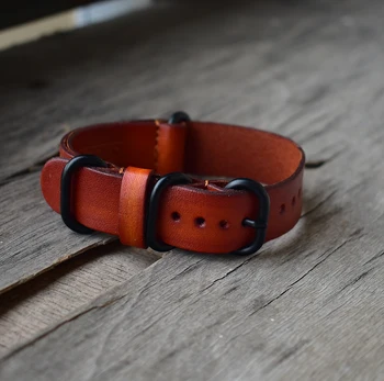 leather zulu strap 22mm