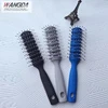Nano 10 Row Vent Brush Eliminates Frizz an Smoothly the Hair Cuticle Evenly Spreads Heat to Speed Drying Time comfort handle