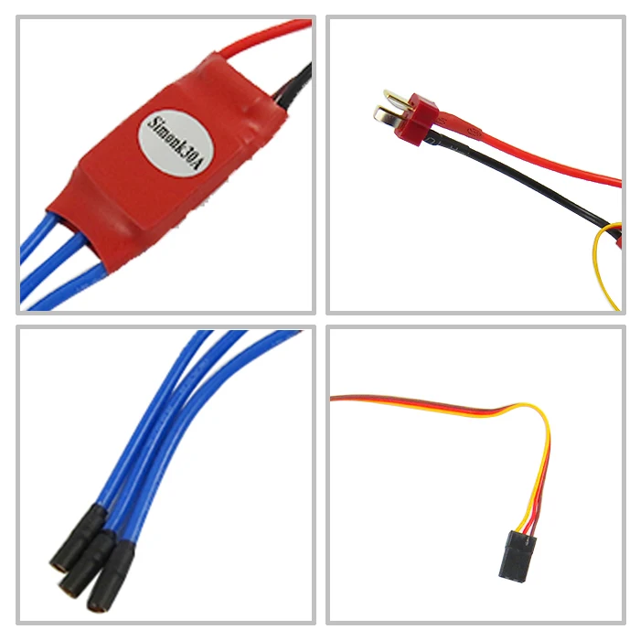 QB003-2 XXD Red Motor Speed Controller 30A Brushless ESC