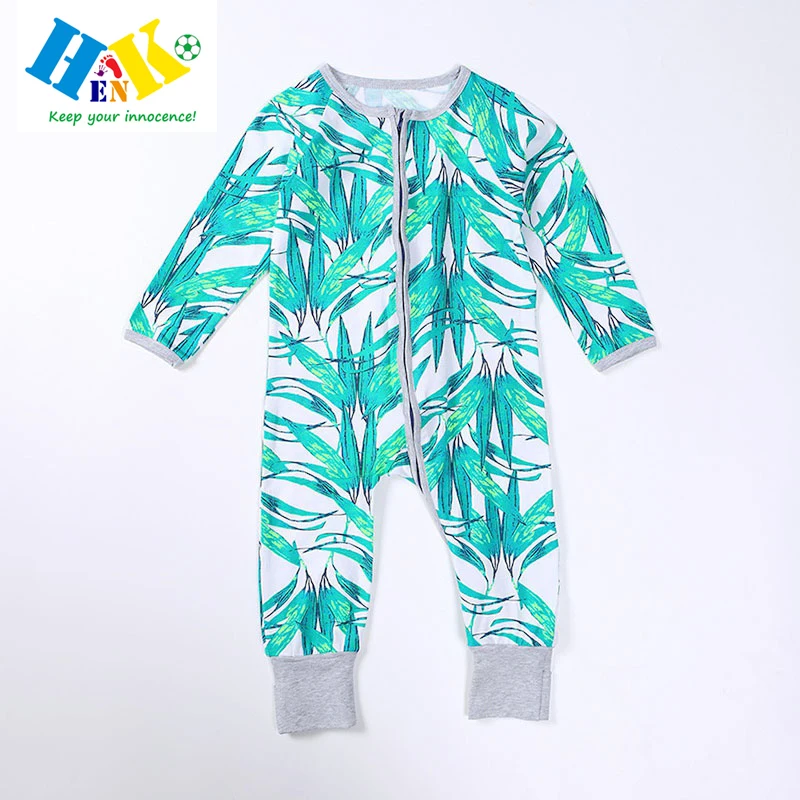 Fashion Bamboo Romper With Zipper For 02 Year Baby Buy Bamboo Romper
