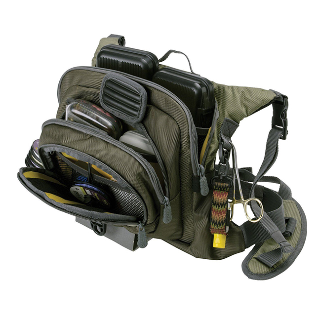 Fly Fishing Chest Pack Fishing Fanny Vest With Multiple Interior