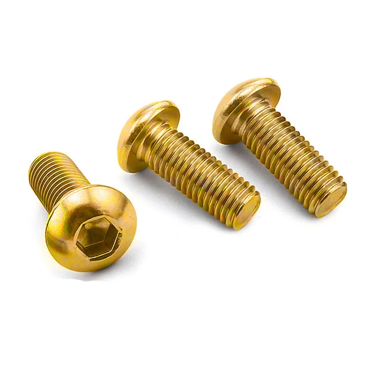 Metric Brass Button Head Hex Drive Screw Buy Button Head Hex Drive