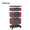 VERTAK portable plastic handle tool cabinet set/tool box trolley with drawer