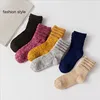 New colorful Tube Socks Custom ruffle Wool socks