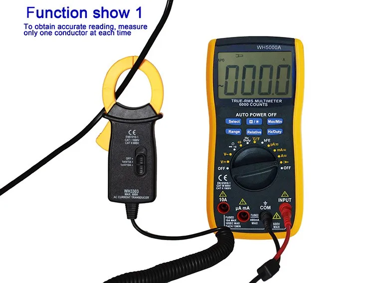 multimeter True RMS 6000 counts auto range Best Digital Multimeter