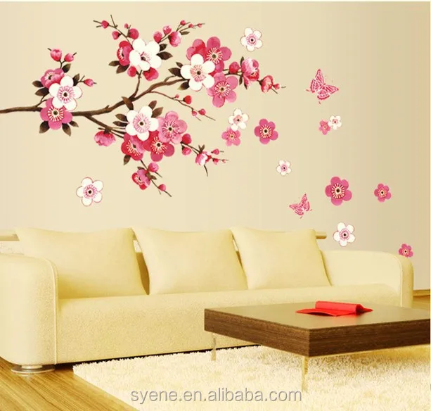 Wallpaper Dinding 3d Bunga Sakura Image Num 74