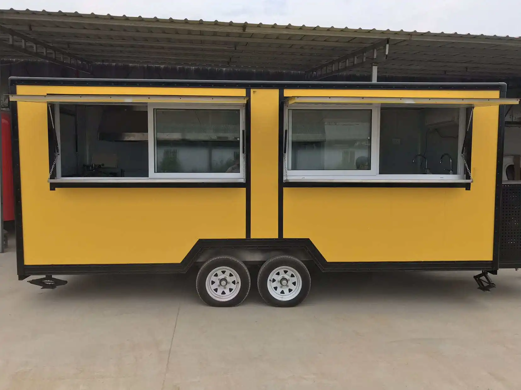 Bestselling Popular Food Vending Trailer Luxury Type 2 Axles 4 Wheels