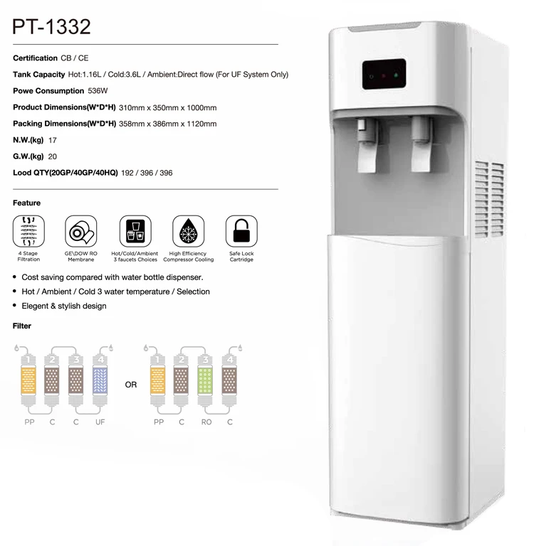 new arrival manual purifier water dispenser machine